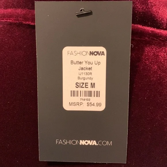 Fashion Nova “Butter you up” burgundy trench coat - Picture 7 of 7